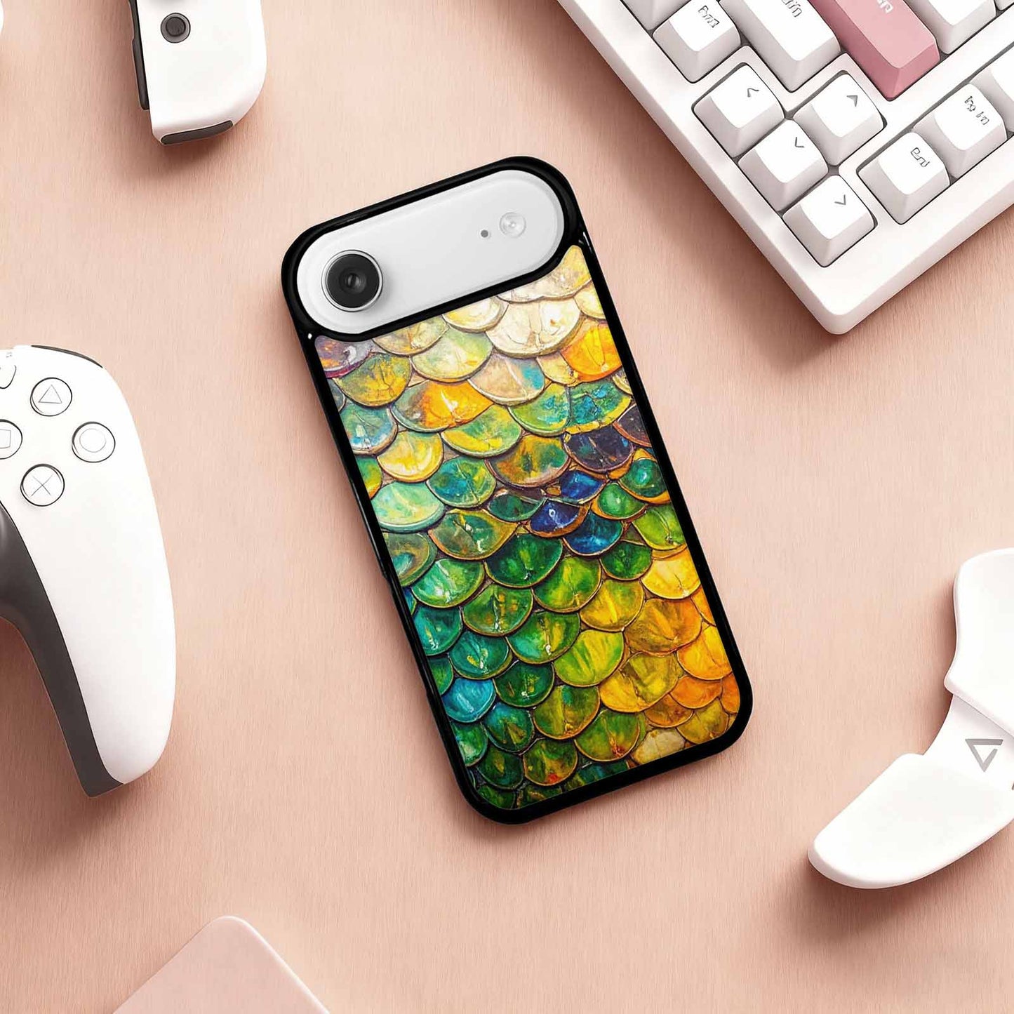 iPhone 17 Air Case — Reptile Scale Full Color Vibrant Original, Custom Print Case Cover