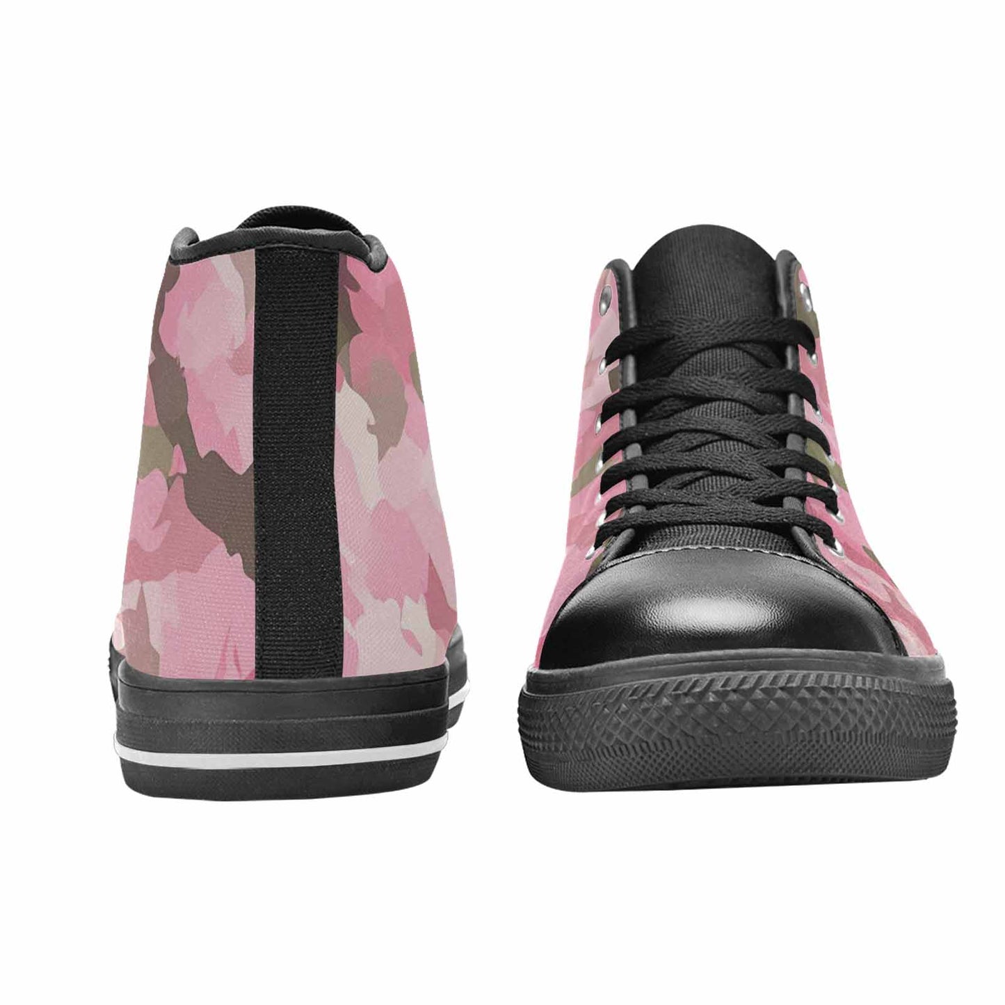 MEN'S Military Camouflage Blotch High Top Canvas Aesthetic Custom Shoes