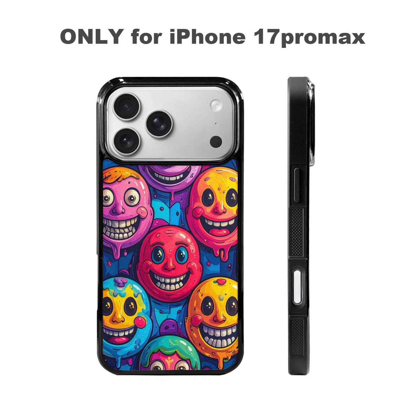 iPhone 17 Pro Max Case — Small Funny Looking Cartoon Cute, Custom Art Phone Cover