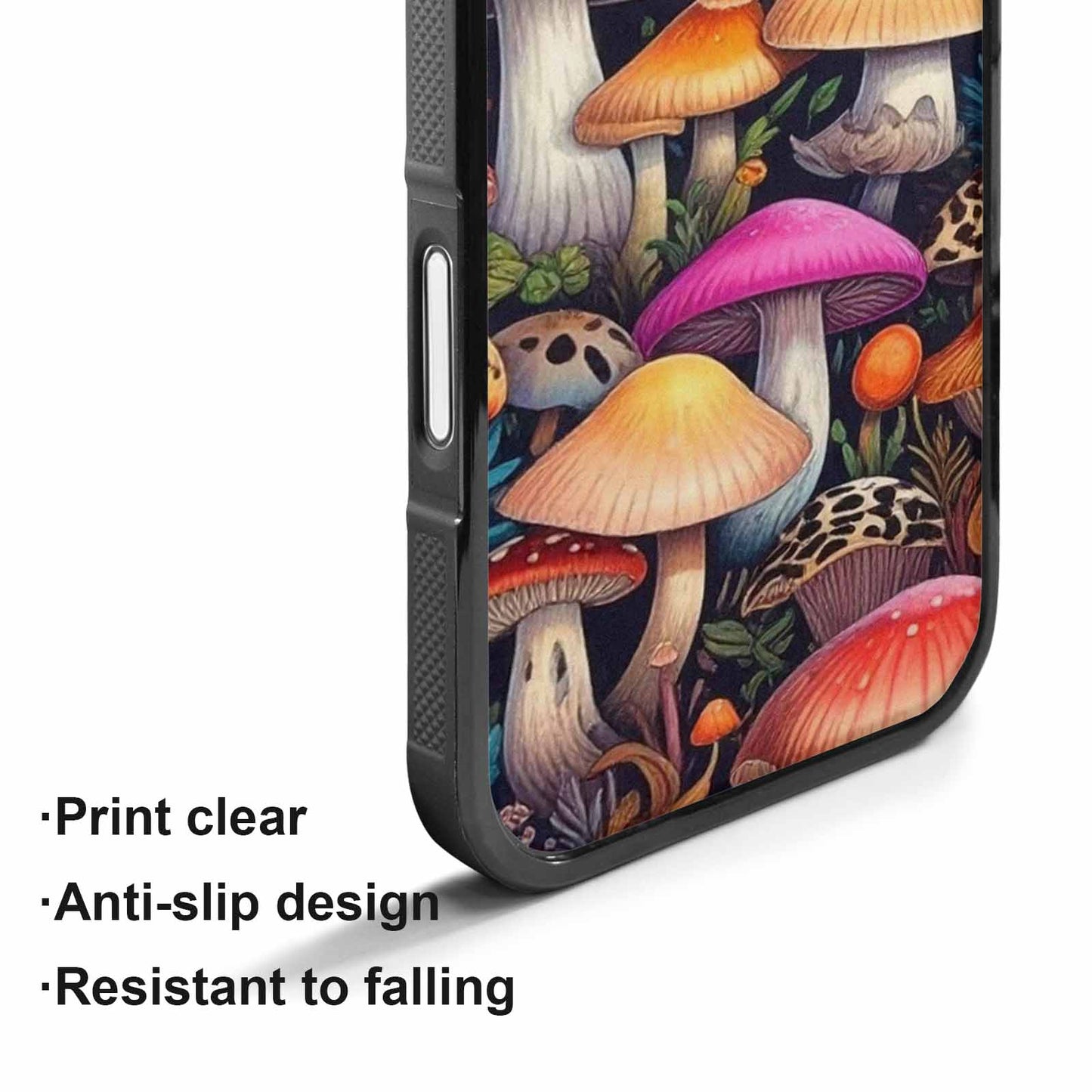 iPhone 17 Case — Mushrooms Pattern Hundreds Of Original Art, Custom Print Case Cover
