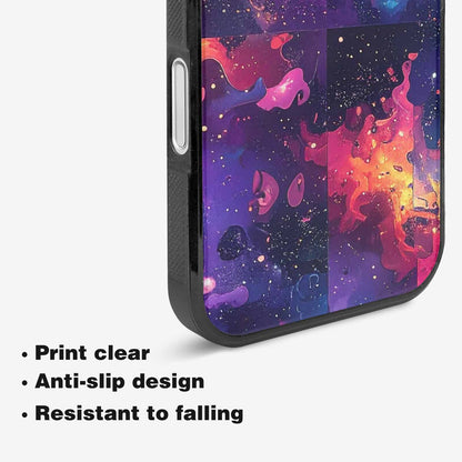 iPhone 16 Plus Case — Cosmic Creature And Object Mashup Pattern, Custom Made Phone Cover
