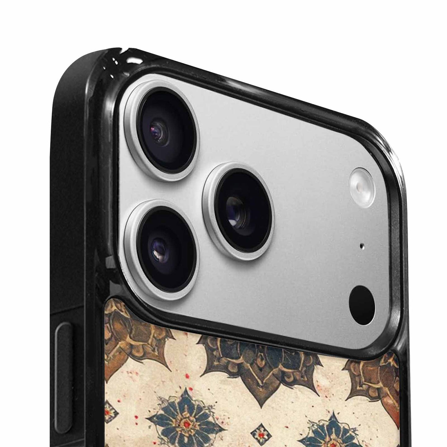 iPhone 17 Pro Max Case — Small Mandala Pattern, Randomly Floral, Custom Phone Case