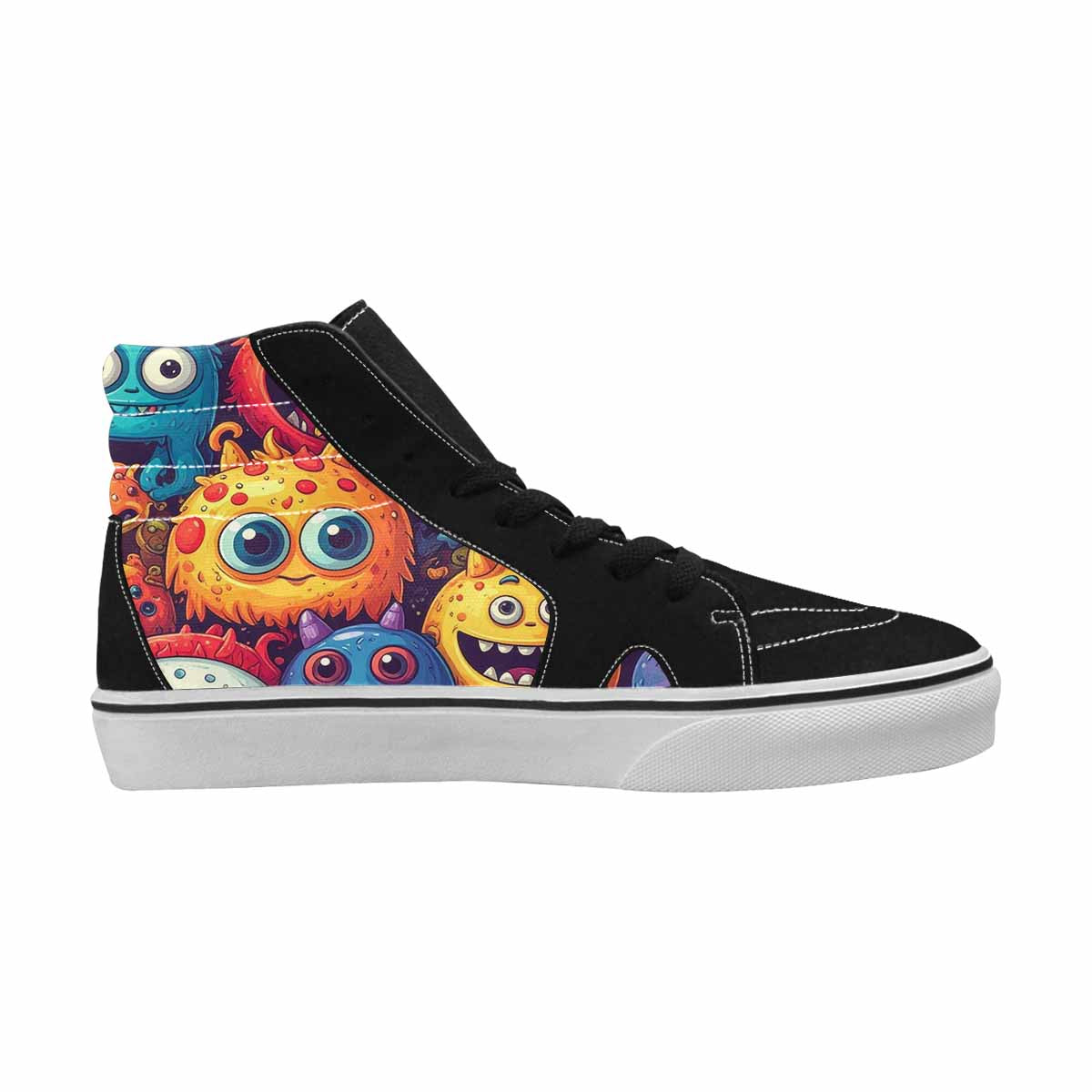 MEN'S Cartoon Monster Character High Top Canvas Dreamcore Custom Shoes