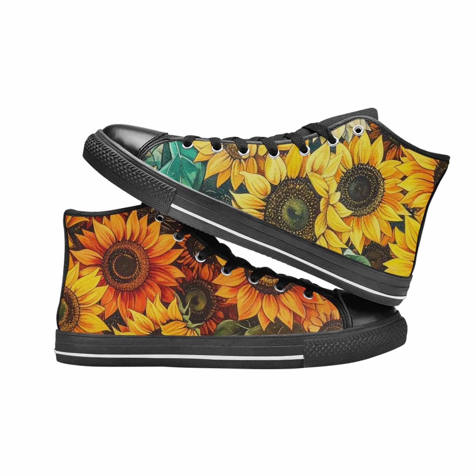 MEN'S Blend Melt Them High Top Canvas Vibrant Chaos Sneakers