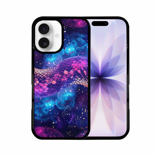iPhone 17 Case — Galaxy Snake Print Galaxy Space, Custom Printed Phone Case