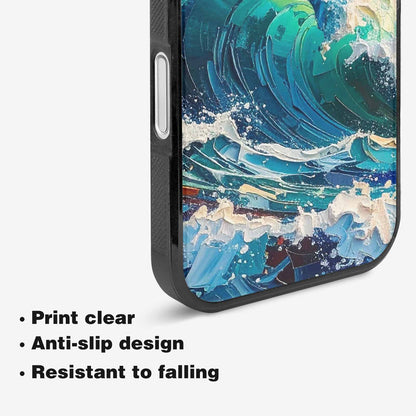 iPhone 16 Case — Wave Crest Splash Wave Crest Splash, Custom Print Case Cover
