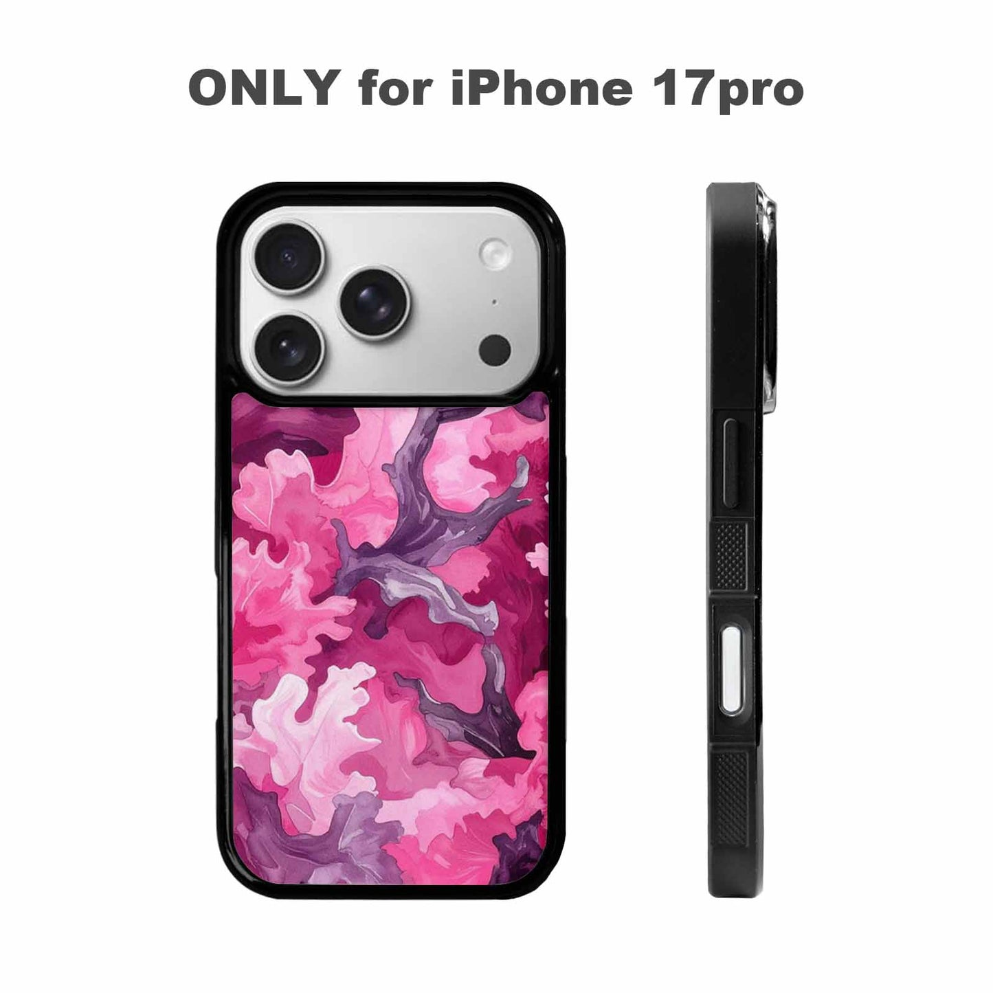 iPhone 17 Pro Case — Small Military Camouflage Blotch Pattern Camo, Unique Phone Case Design