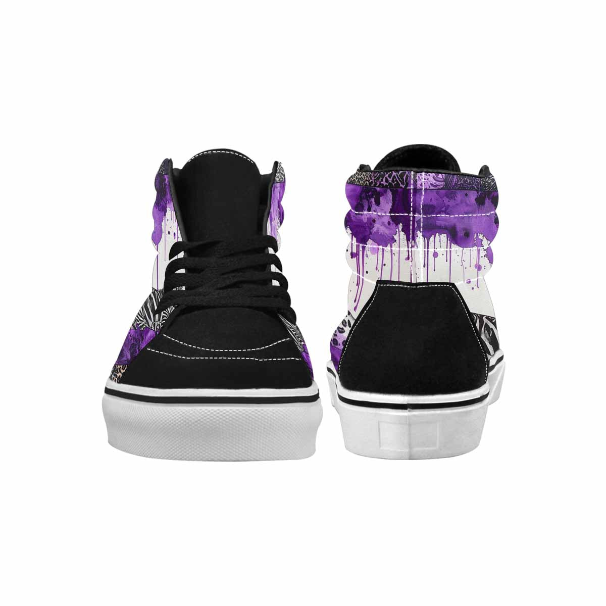 MEN'S Animal Print High Top Canvas Vivid Sneakers