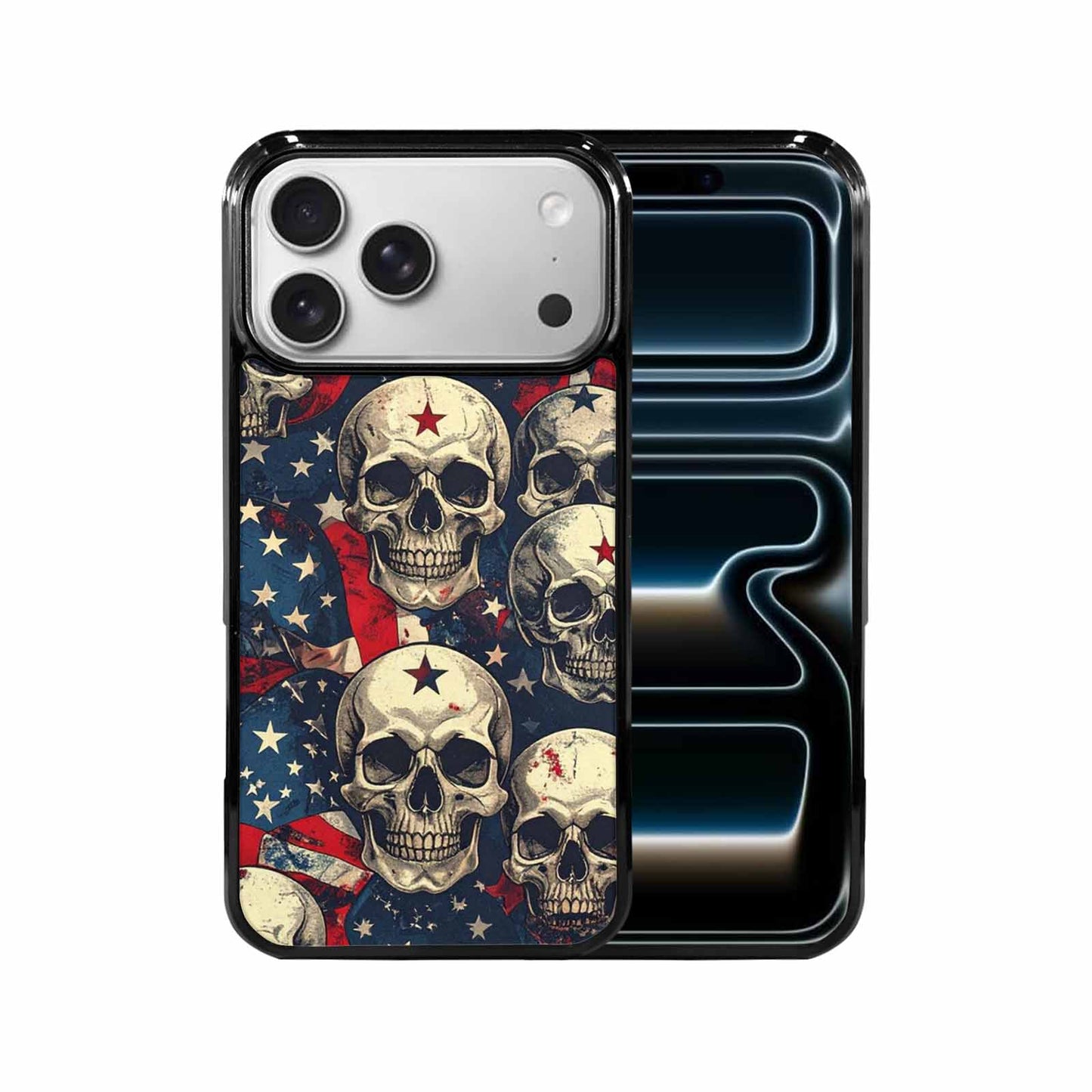 iPhone 17 Pro Max Case — Skull Dark Art Gothic Print Gothic, Custom Designed Case Cover
