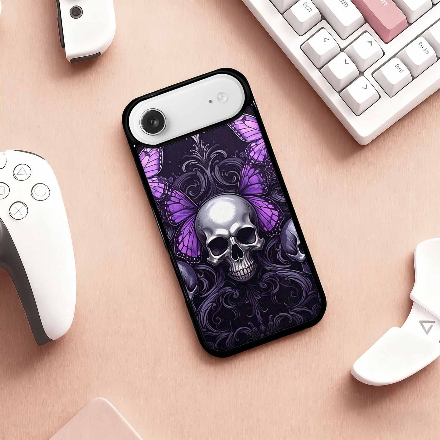 iPhone 17 Air Case — Skull Dark Art Gothic Print Gothic, Custom Print Case Cover