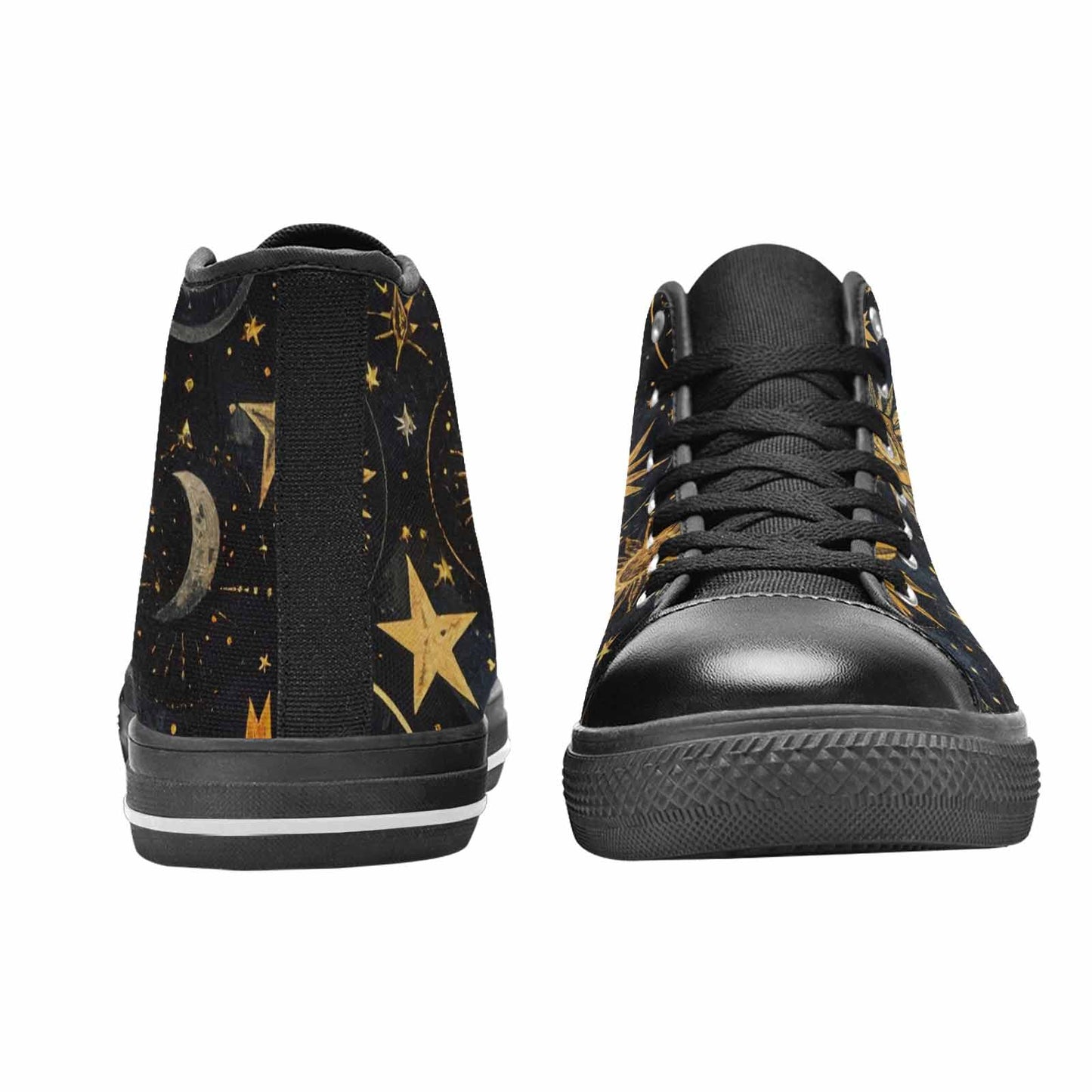 MEN'S Zodiac Constellation Star High Top Canvas Aesthetic Custom Sneakers