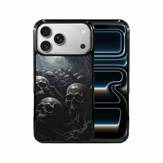 iPhone 17 Pro Max Case — Skull Dark Art Gothic Print Gothic, Custom Made Phone Cover