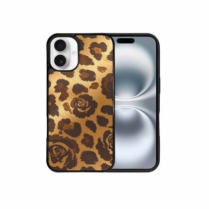 iPhone 16 Plus Case — Classic Leopard Print Warm Golden Tan, Customized Protective Case