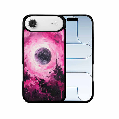 iPhone 17 Air Case — Galaxy Nebula Black Pink Ink Galaxy, Custom Print Case Cover