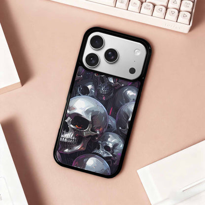 iPhone 17 Pro Case — Seamless Tileable Pattern Of Overlapping Gothic, Unique Phone Case Design