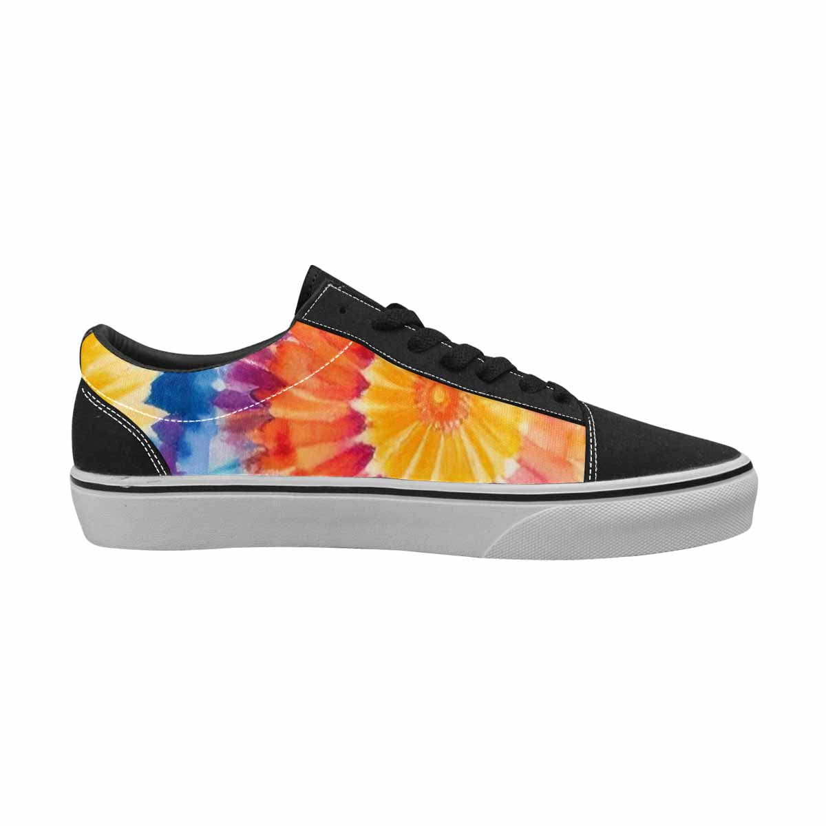MEN'S Tie Dye Swirl Canvas Lace-Up Dreamcore Sneakers