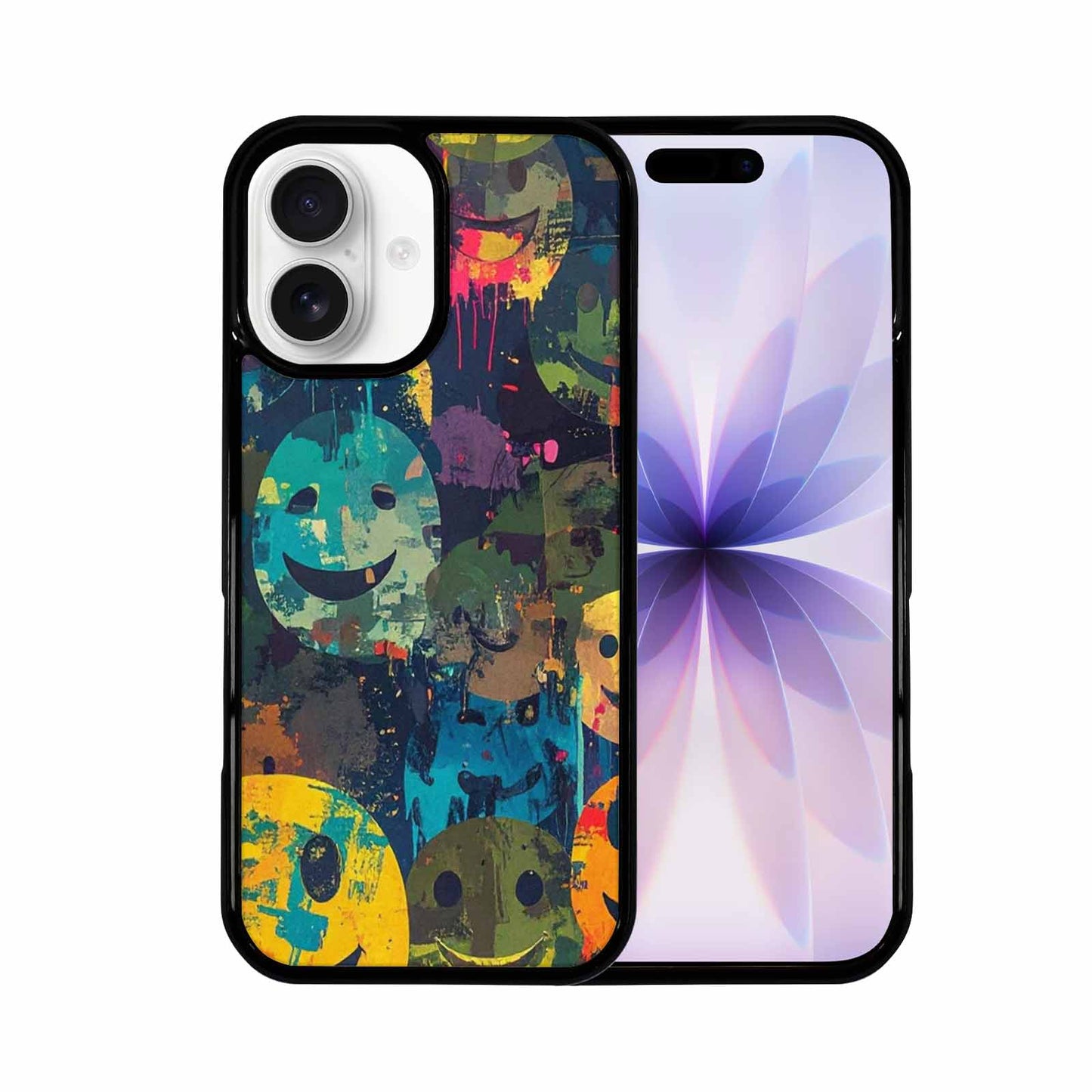 iPhone 17 Case — Smiley Faces Camosmiley Faces Camo, Personalized Phone Case