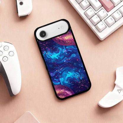 iPhone 17 Air Case — Snake Print Galaxy Seamless Pattern Animal, Custom Art Phone Cover