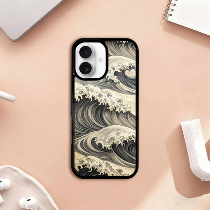 iPhone 17 Case — Vintage Americana Wave Retro Vintage, Custom Designed Case Cover