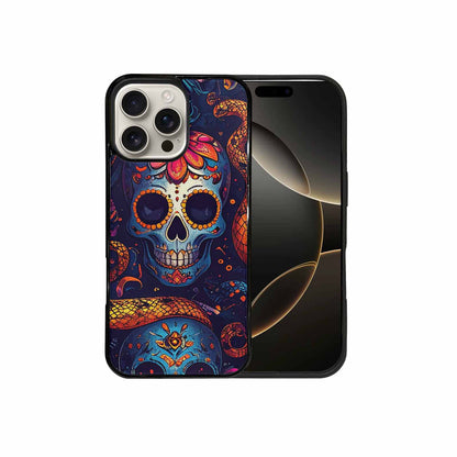 iPhone 16 Pro Max Case — Snake Skulls Print Custom, Customized Protective Case