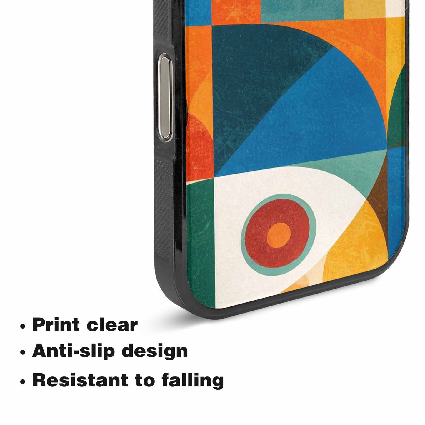 iPhone 16 Pro Max Case — 1990s Memphis Art Pattern, Personalized Phone Case