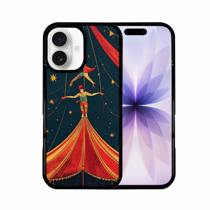 iPhone 17 Case — Vintage Circus Art Pattern Retro Vintage, Custom Printed Phone Case