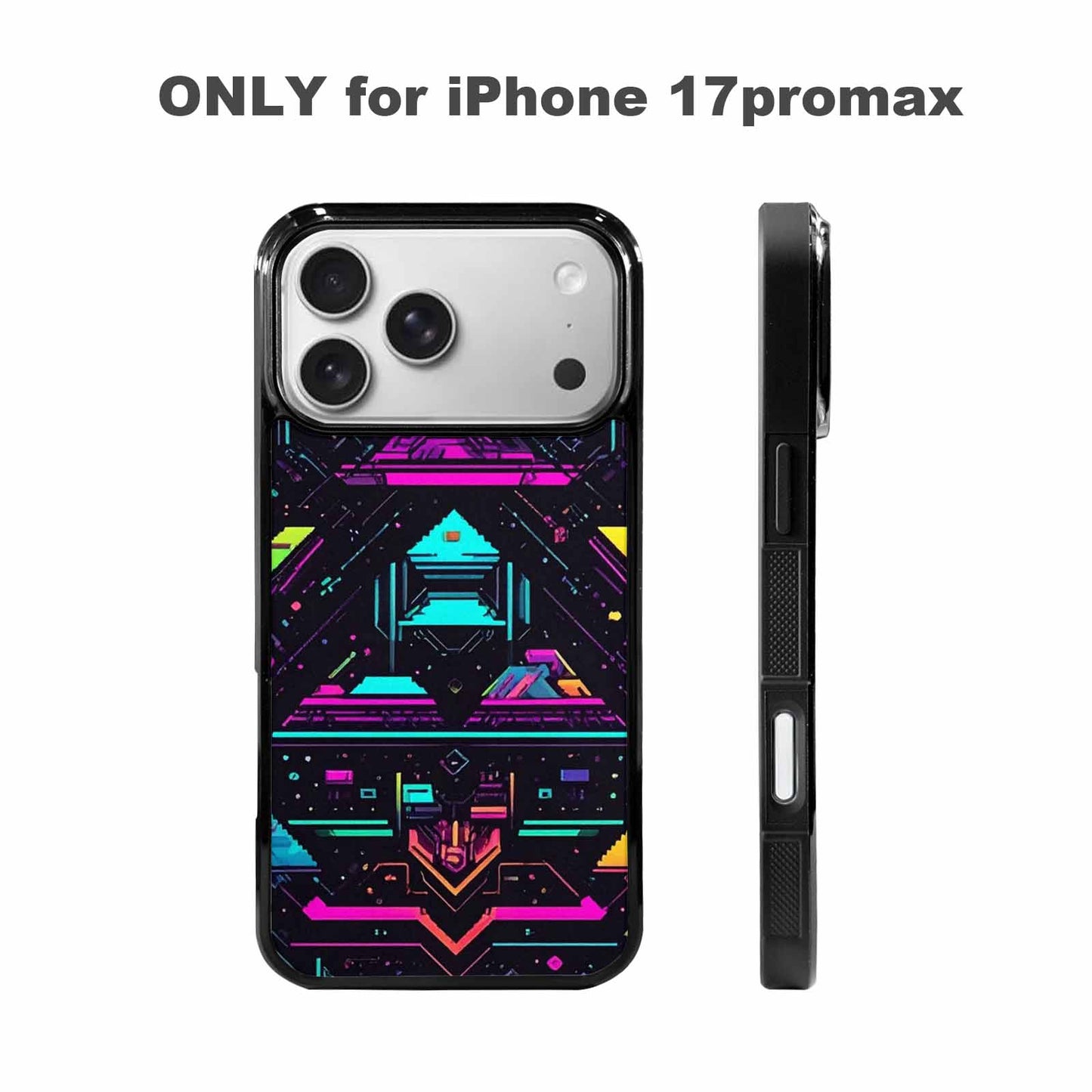 iPhone 17 Pro Max Case — Retro Pixel Art Pattern, Retro Vintage, Personalized Phone Case