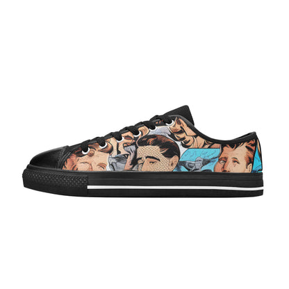 WOMEN'S Cc Retro Faces 3 Canvas Vibrant Chaos Custom Sneakers