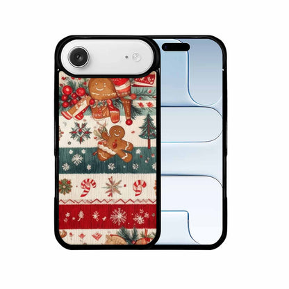 iPhone 17 Air Case — Small Christmas Holly Snowflake Candy Original, Custom Designed Case Cover