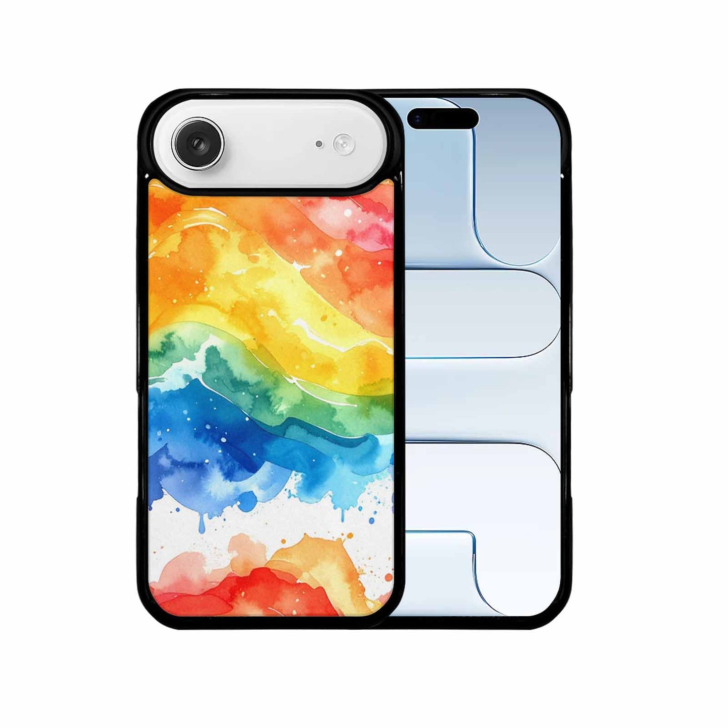 iPhone 17 Air Case — Watercolor Splash Abstract Pattern Seamless Watercolor, Personalized Phone Case