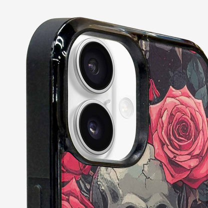 iPhone 16 Plus Case — Skulls And Roses Skulls And Roses, Custom Designed Case Cover