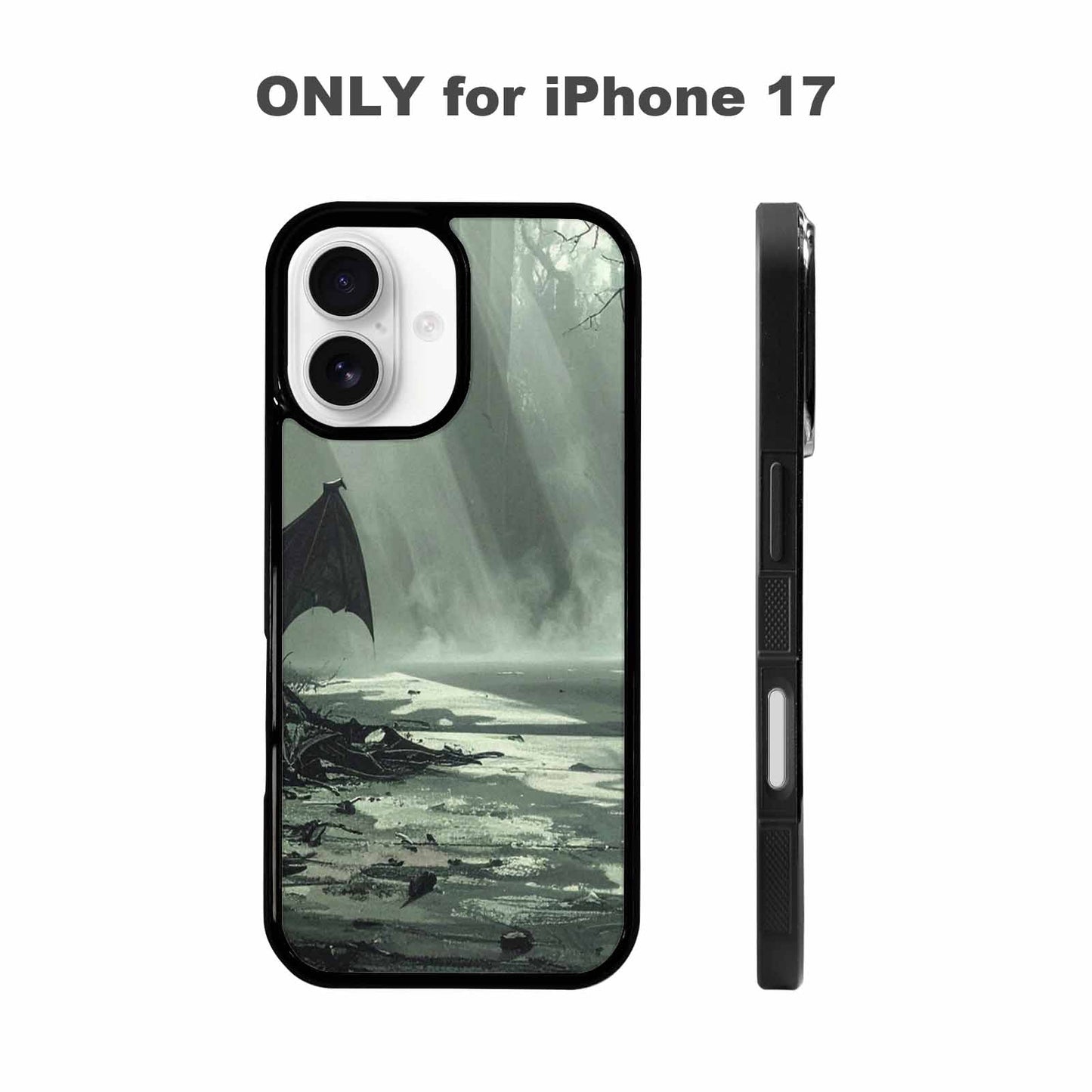 iPhone 17 Case — Skull Dark Art Gothic Print Gothic, Unique Phone Case Design