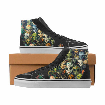 WOMEN'S Camo High Top Canvas Streetwear Wallpaper Art Original Art Sneakers