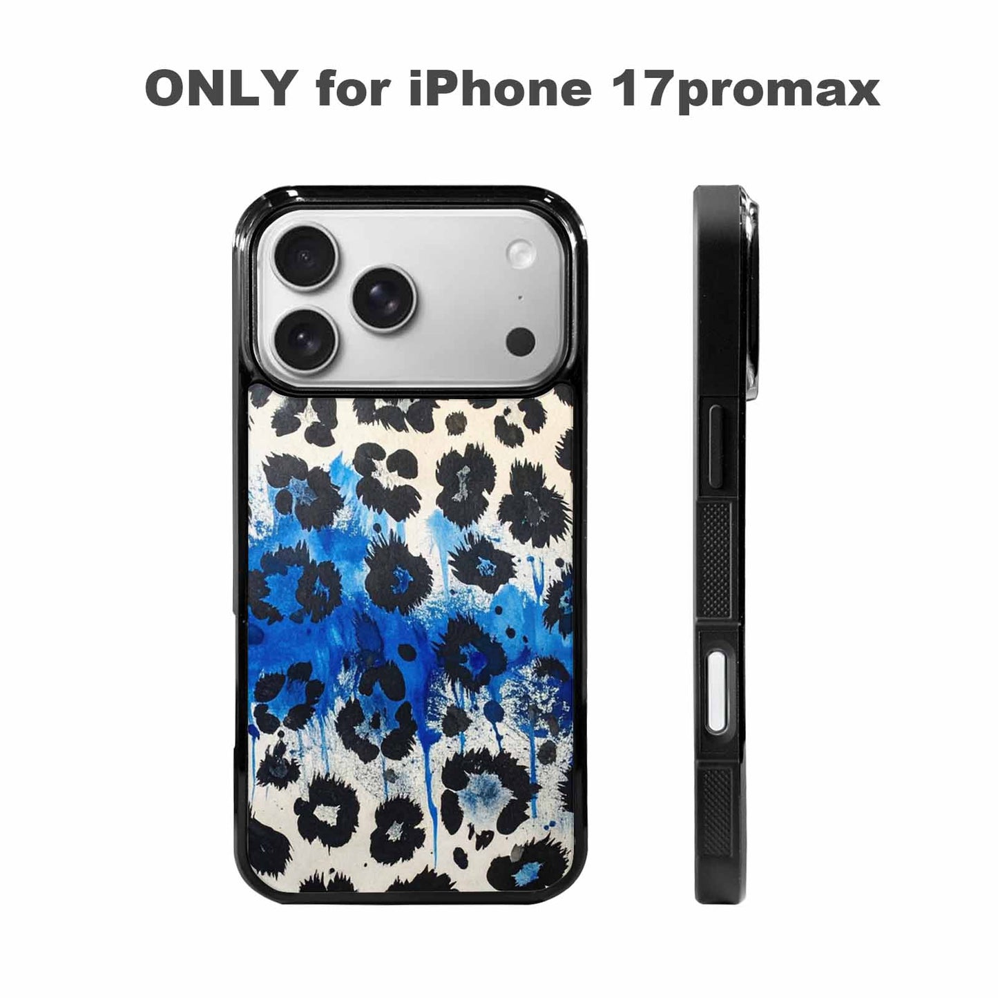 iPhone 17 Pro Max Case — Animal Print Black &amp; Animal Print, Custom Phone Case