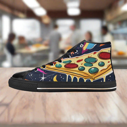 Monarch Crimson Black Unique WOMEN Bold Art - Freaky Shoes | Custom Art Sneakers