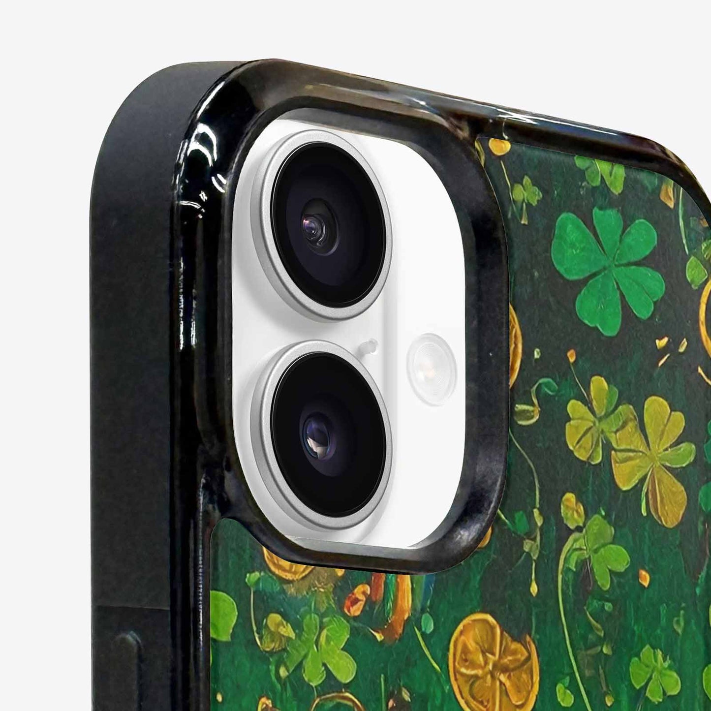 iPhone 16 Case — St Patrick\'s Clover St Patrick\'s Clover, Custom Printed Phone Case