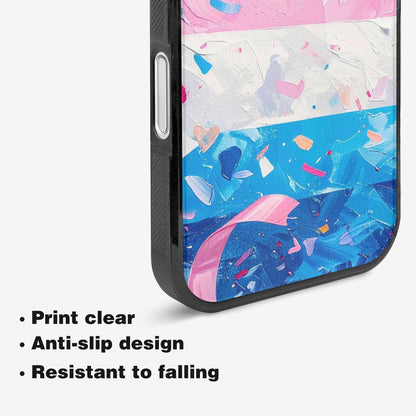 iPhone 16 Plus Case — Transgender Pride Flag Trans Pride Flag, Customized Protective Case