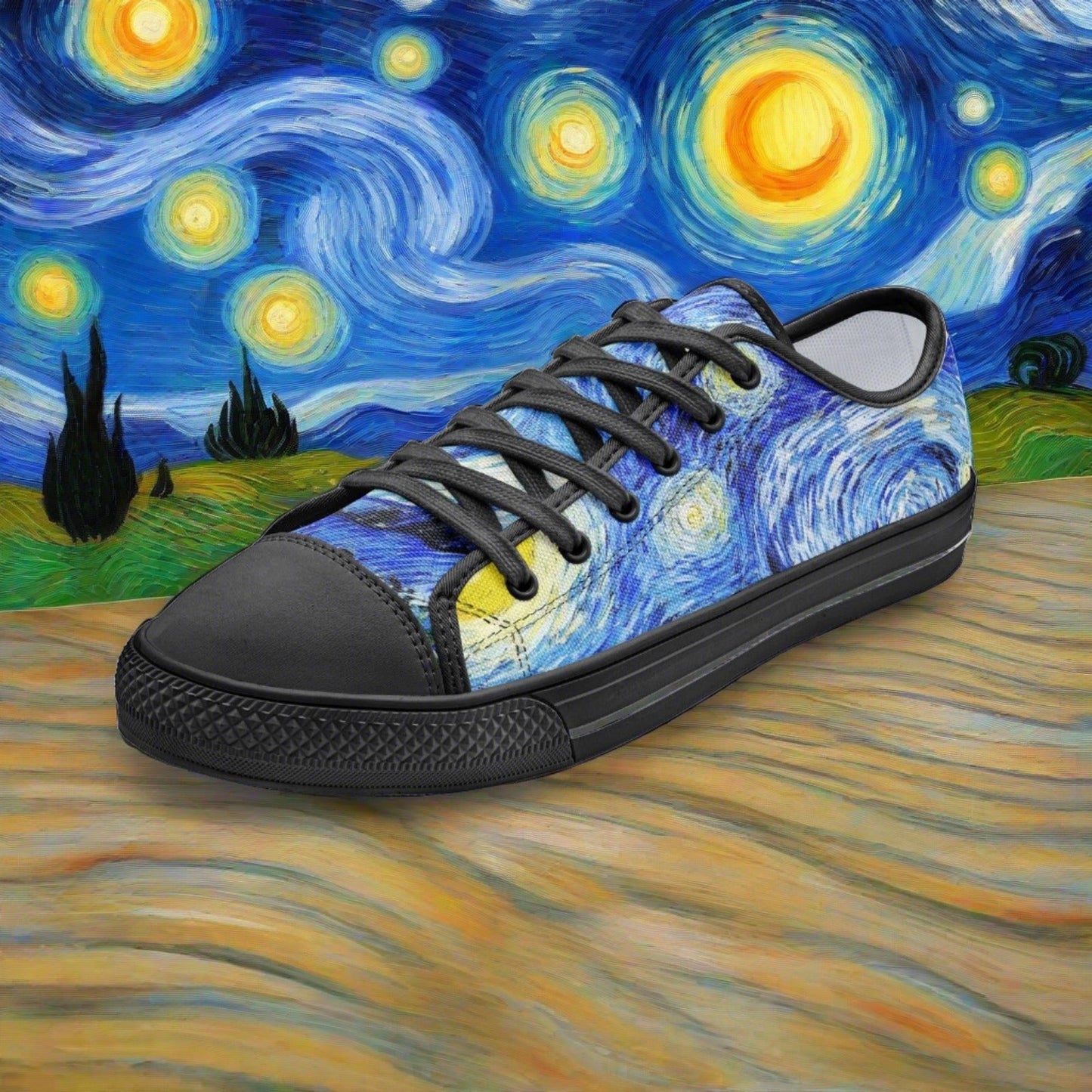 Viking Neon Electric Custom Bold Art - Freaky Shoes | Custom Art Sneakers