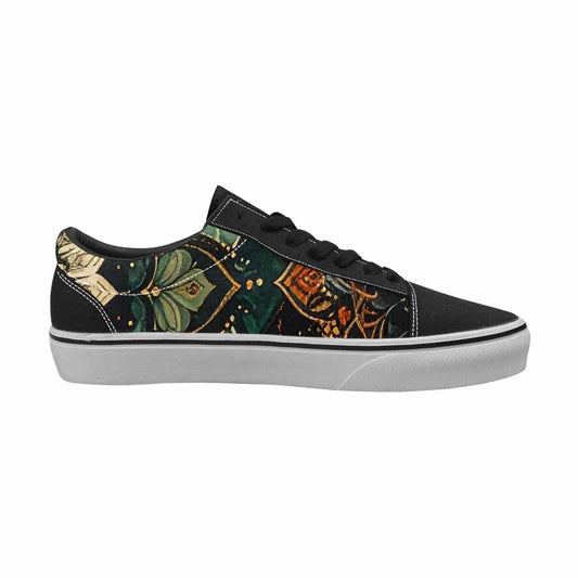 WOMEN'S Mandala Canvas Lace-Up Cottagecore Custom Sneakers