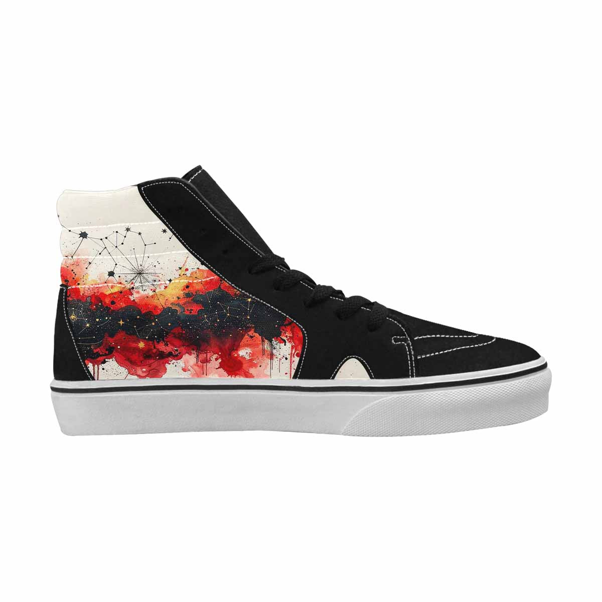 MEN'S Zodiac Constellation High Top Canvas Vivid Sneakers