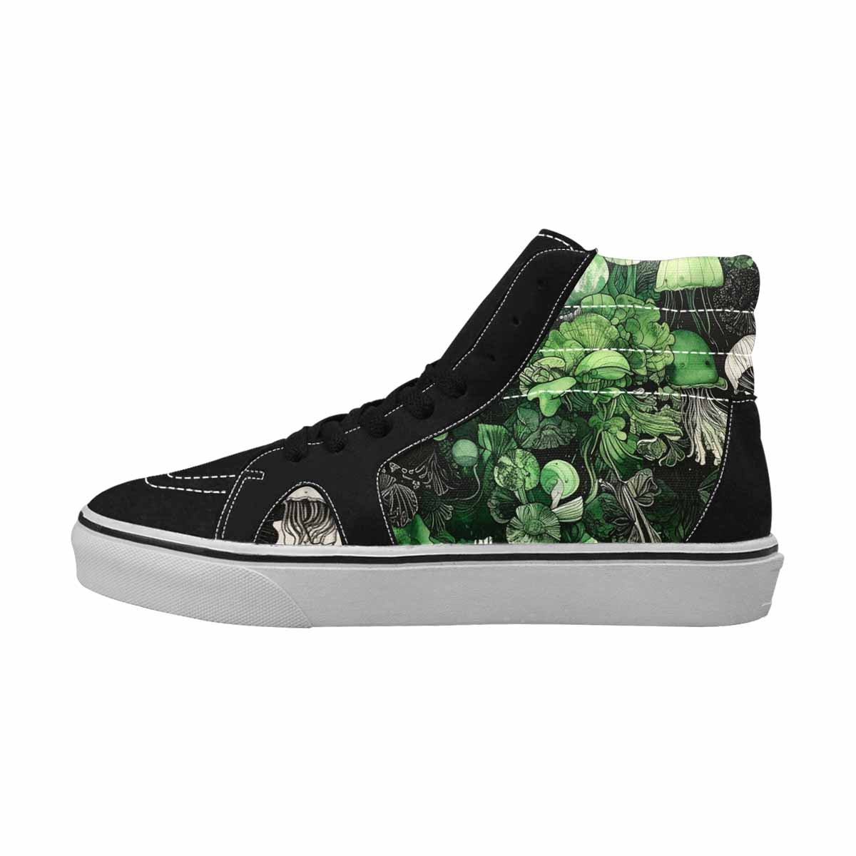 MEN'S Sea Creature Burst High Top Canvas Dreamlike Custom Shoes