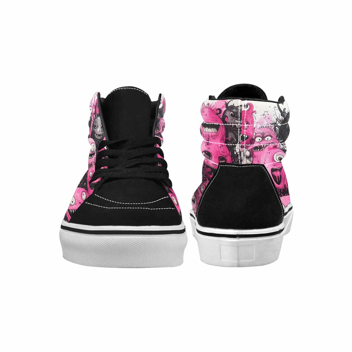 MEN'S Monsters (general) High Top Canvas Kaleidoscope Sneakers