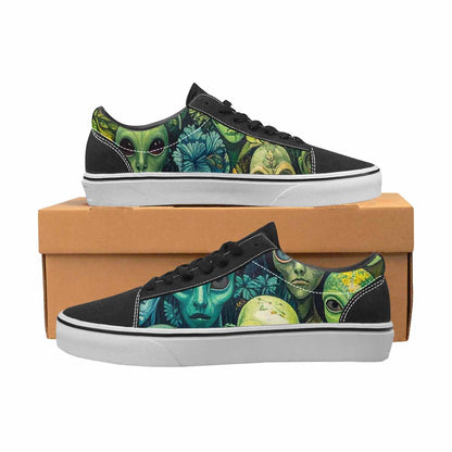 WOMEN'S Aliens Lace-Up Canvas Dreamcore Custom Shoes