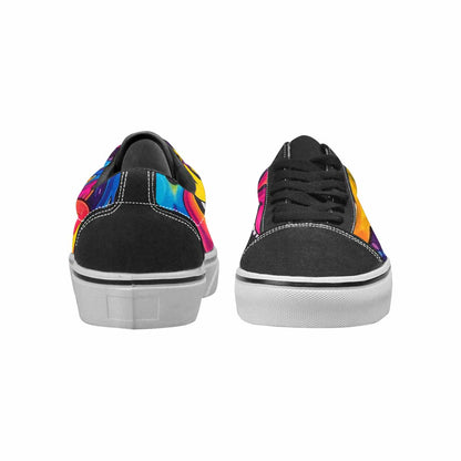 WOMEN'S Yellow Smiley Face Canvas Lace-Up Dreamcore Shoes