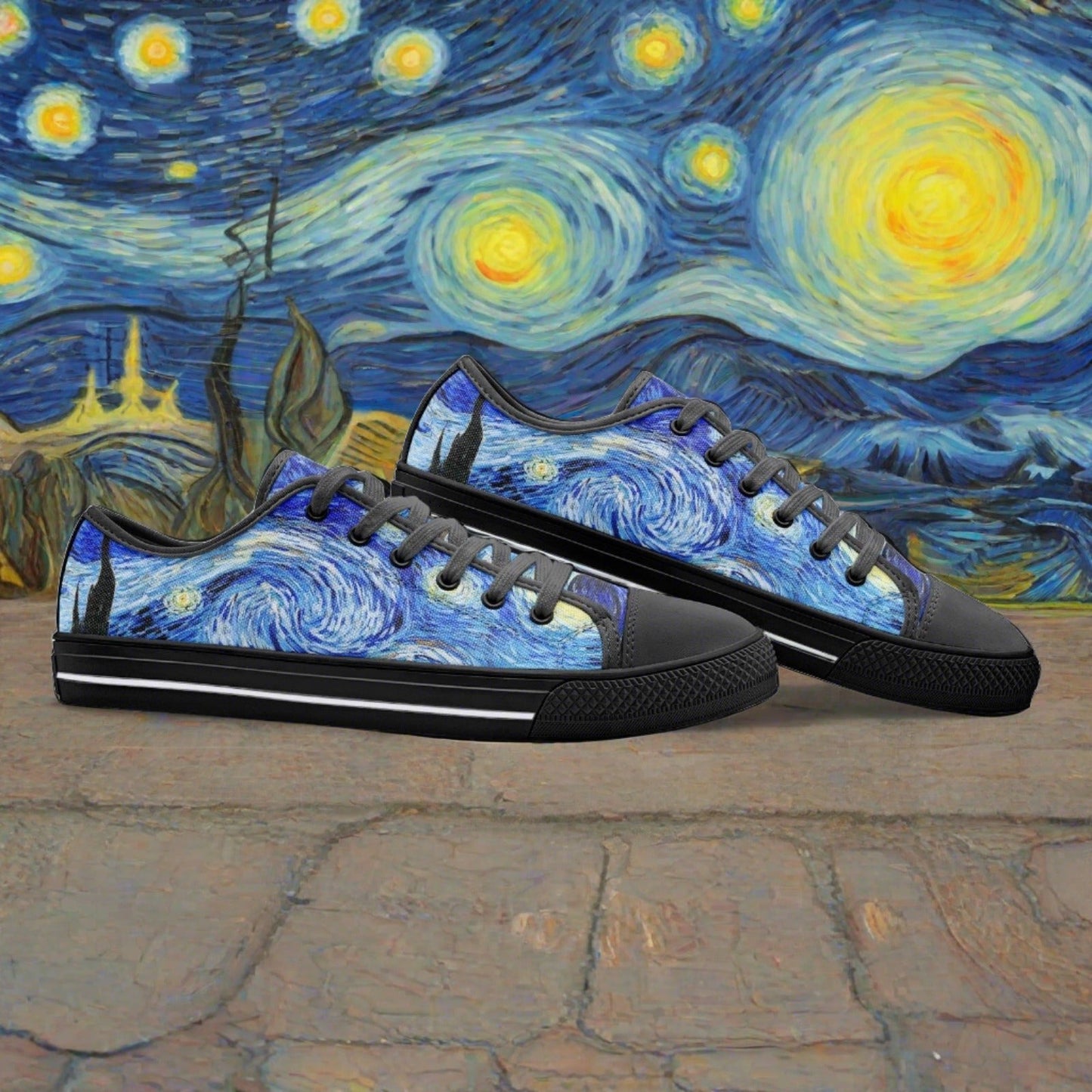 Mermaid Purple Teal Custom Bold Art - Freaky Shoes