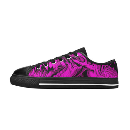 MEN'S Cc Demons Canvas Vibrant Chaos Custom Shoes