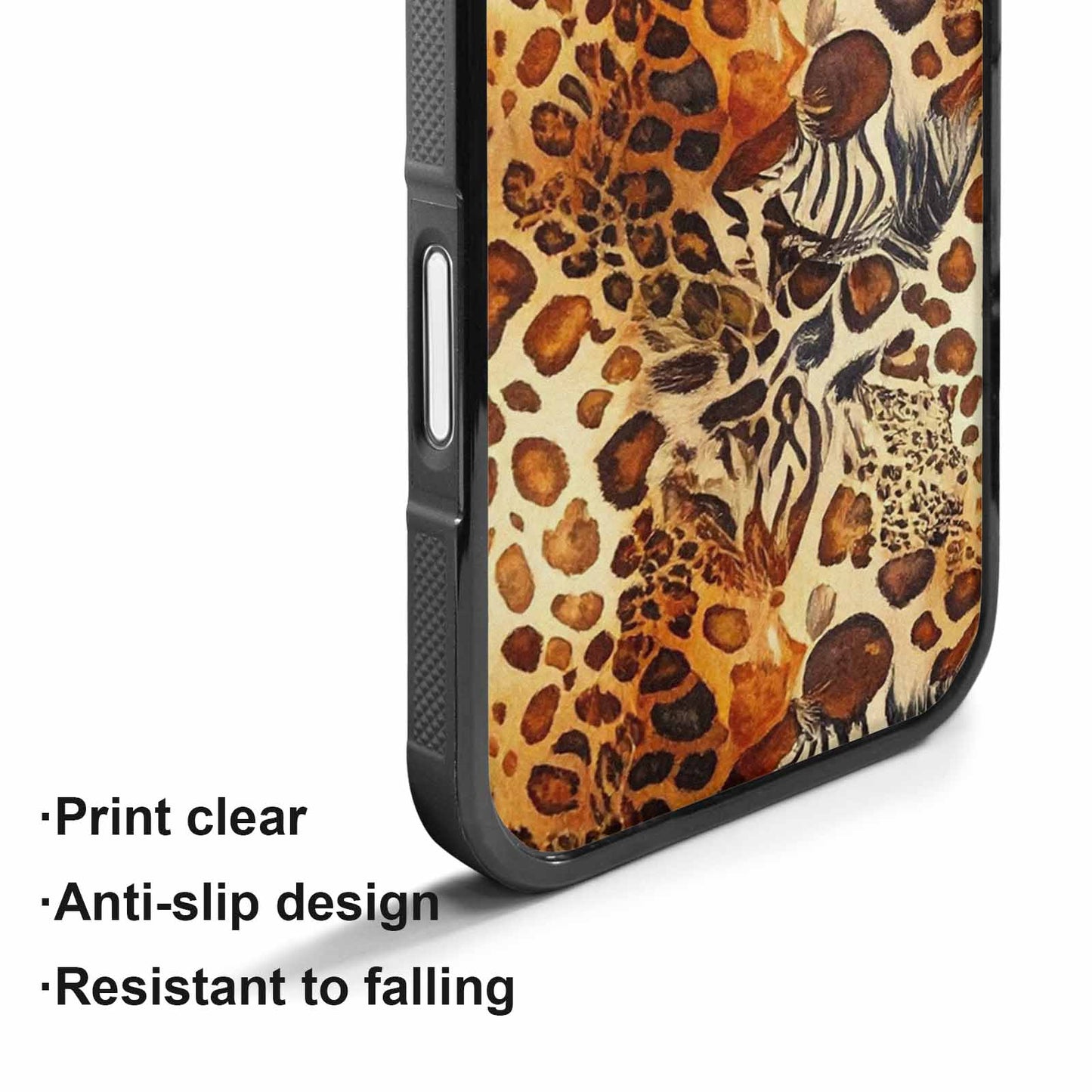 iPhone 17 Case — Small Animal Print Pattern, Animal Print, Custom Printed Phone Case