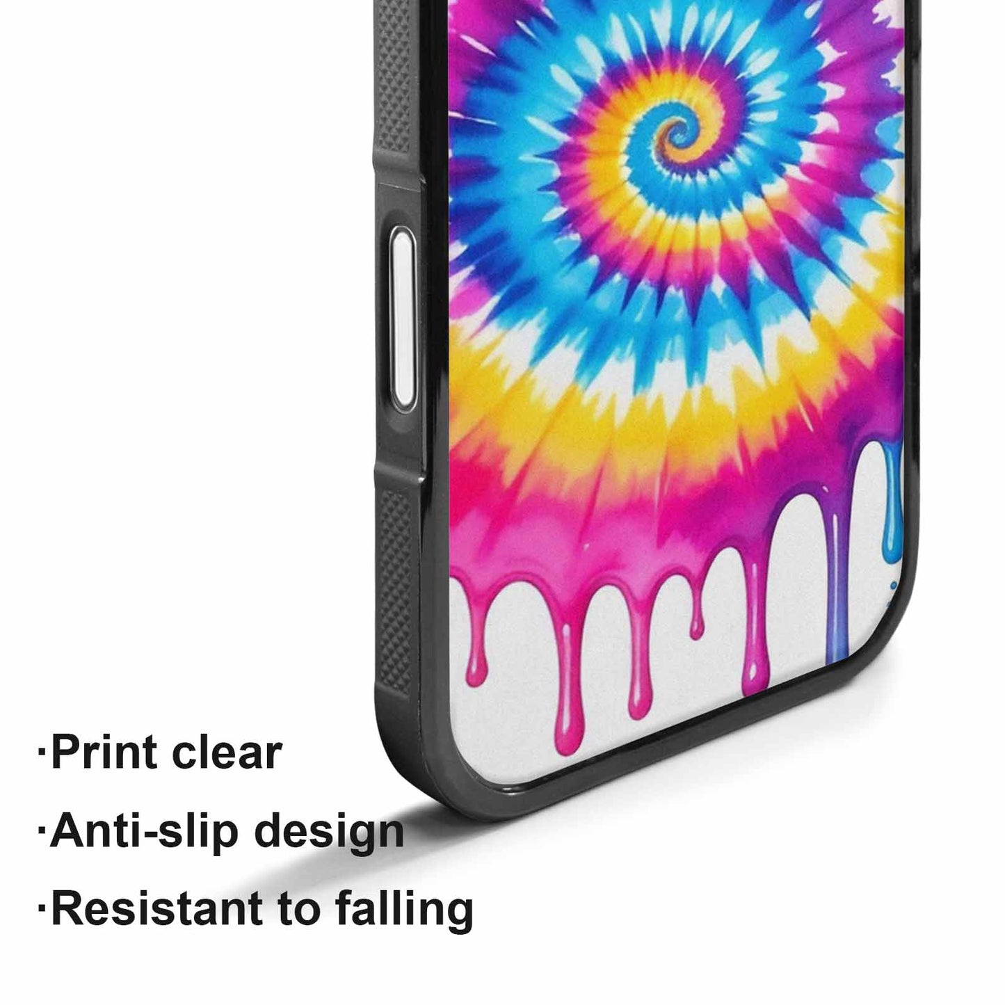 iPhone 17 Case — Tie Dye Drip Tie Dye, Customized Protective Case