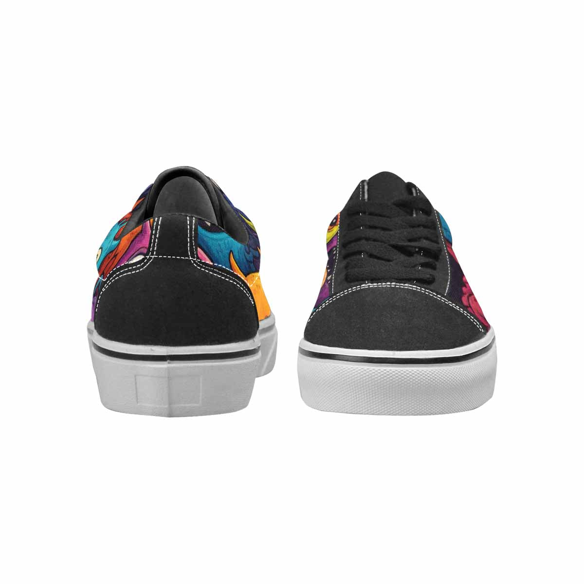 WOMEN'S Monsters (general) Cartoon Monst Lace-Up Canvas Aesthetic Shoes