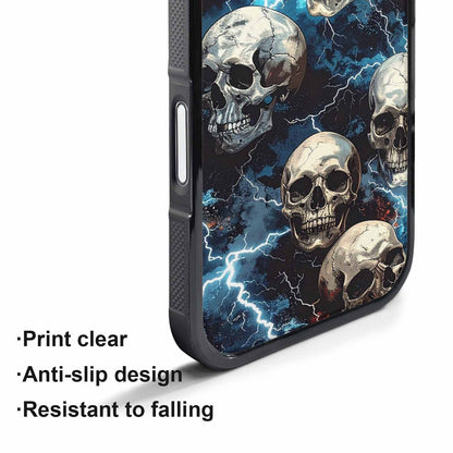 iPhone 17 Pro Case — Skull Dark Art Gothic Print Gothic, Custom Phone Case